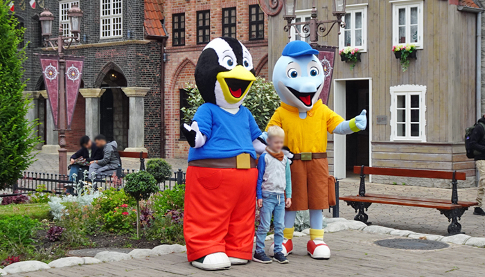 Die Hansa-Park Maskottchen