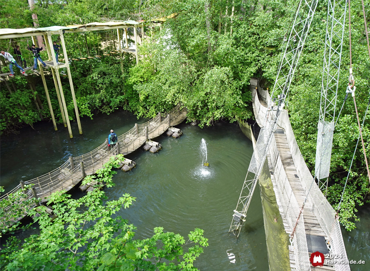 Abenteuerland - Hänge- und Wackelbrücke