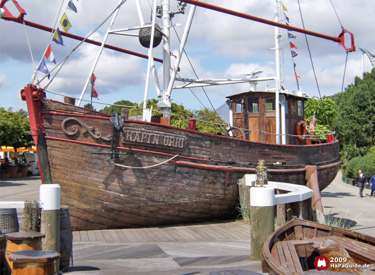 Abenteuerschiff Käpt'n Orki - Kutter mit Anker