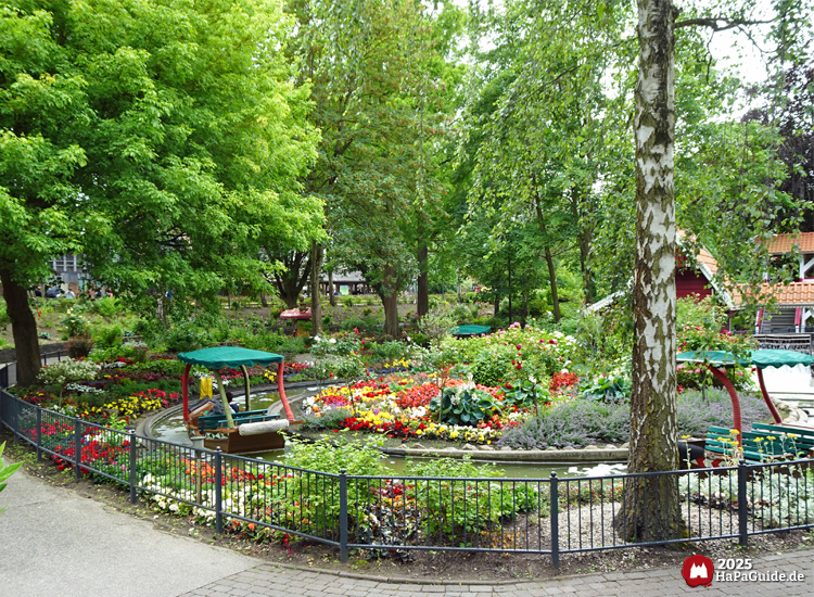 Blumenmeerbootsfahrt - Erste große 180 Grad Kurve