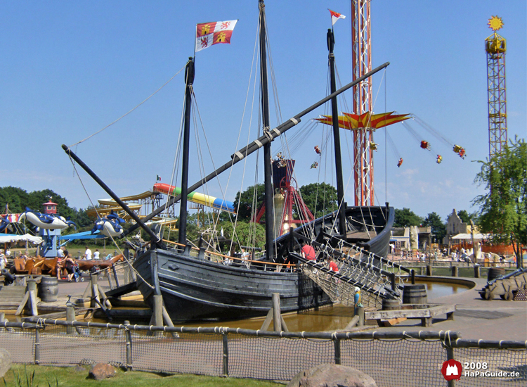 Caravelle Niña - Schiff vor mexikanischen Attraktionen