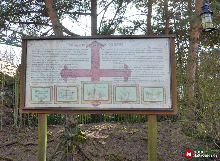 Caravelle Niña - Schautafel Die Schiffe des Christoph Columbus