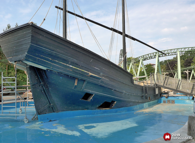 Caravelle Niña - Restaurierungsarbeiten