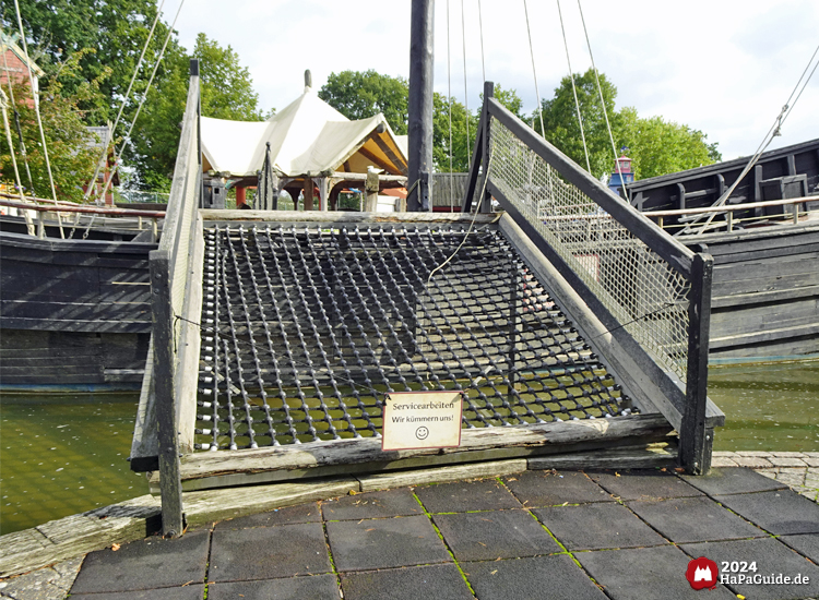 Caravelle Niña - Gesperrtes Kletternetz