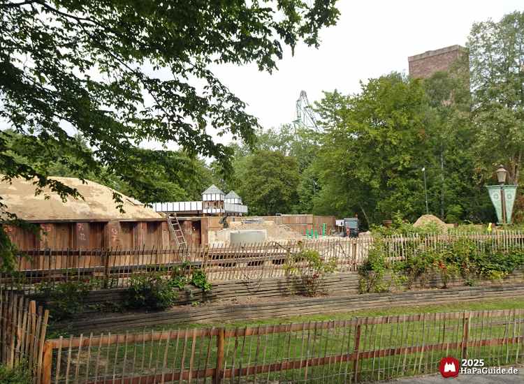 Cornwall Coaster - Blick über die Baustelle ins Bezaubernde Britannien
