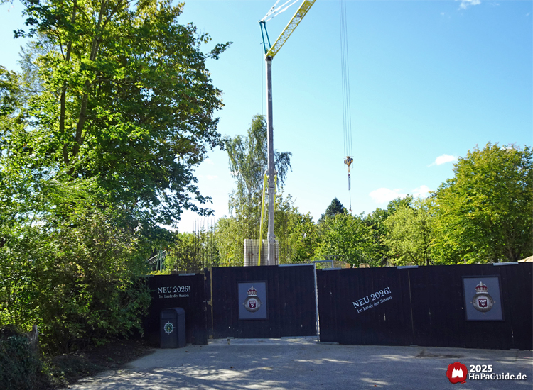 Cornwall Coaster - Blick auf den Bauzaun von 1903 Somerset Traffic