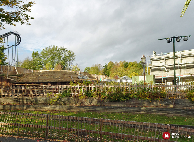 Cornwall Coaster - Blick hinter den Bauzaun am Royal Scotsman
