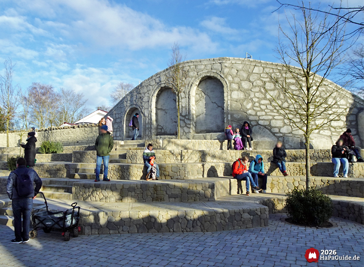 Cornwall Coaster - Das Viadukt hinter der Terrasse im Bazaubernden Britannien