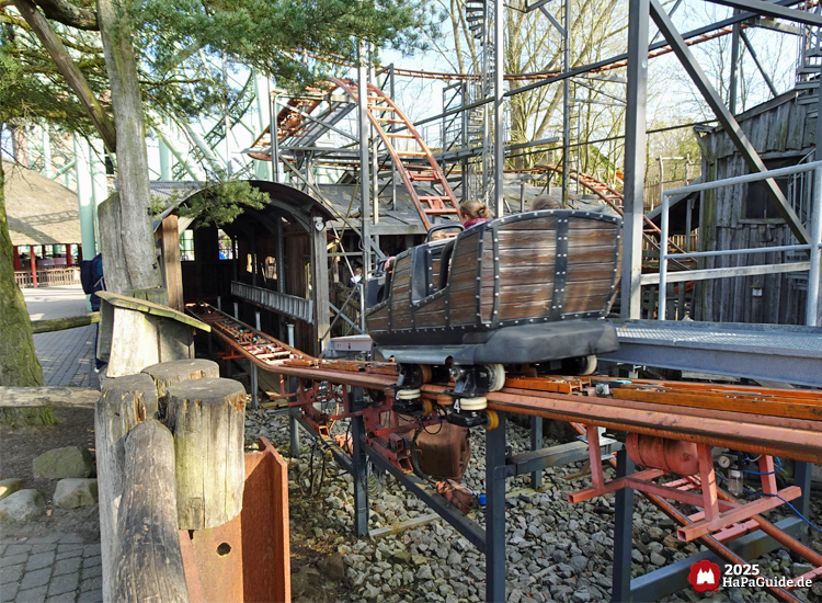 Crazy Mine - Einfahrt in finale Bremsungen