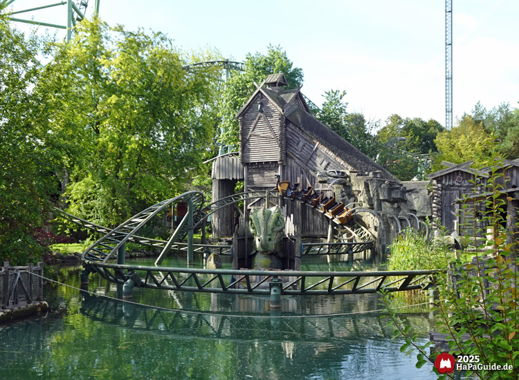 Die Schlange von Midgard - Fahrverlauf über dem Wikingersee