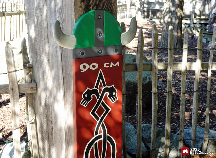 Die Schlange von Midgard - Schild zum Messen 90cm