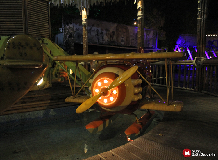 Dr. Livingstone's Sarafi-Flug - Beleuchtetes Wasserflugzeug