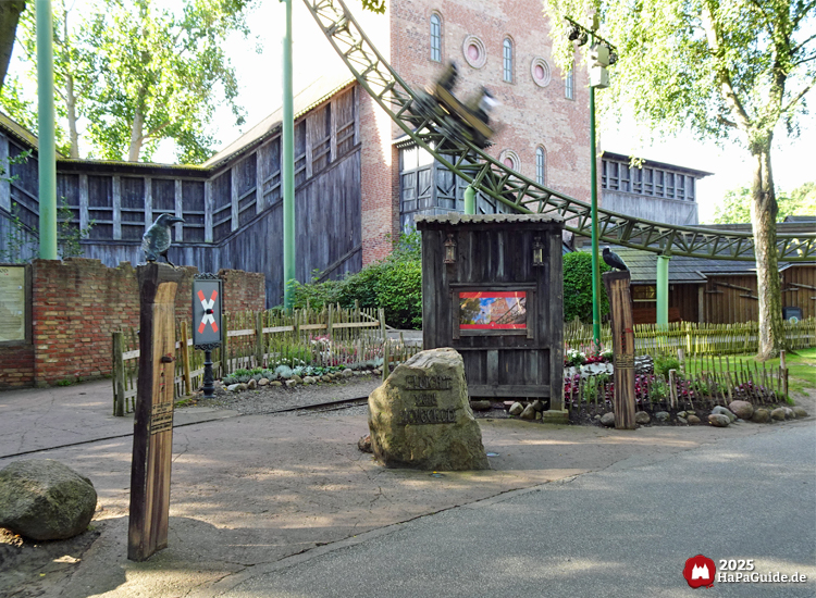 Flucht von Novgorod - Zugang mit Wartezeittafel