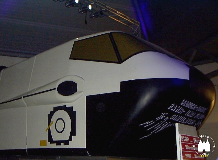 Großaufnahme der Space Shuttle Kabine