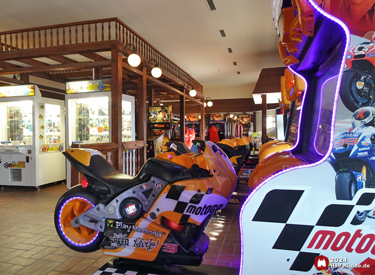 Gamble Hall - Motorrad Simulator