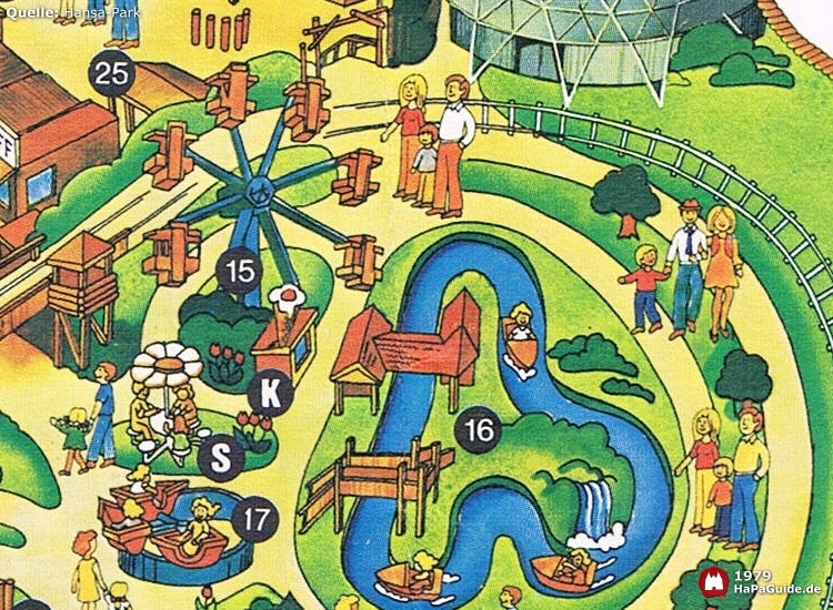 Ausschnitt des Hansaland Parkplans von 1979