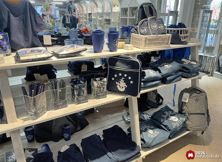 Hansa-Park Merchandise im Hanse-Kontor – Kleidung, Taschen und Souvenirs mit Logo