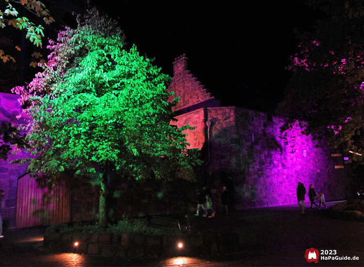 Beleuchtetes Eilean Donan Castle