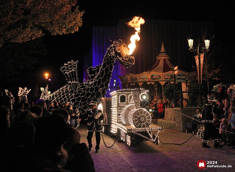 Herbstzauber am Meer - Lichterparade Feuer speiende Nessie