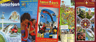 Historische Hansa-Park Prospekte