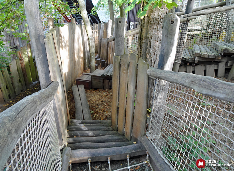 Lost Trails of Roanoke - Hindernisse zwischen Holz und Netzen