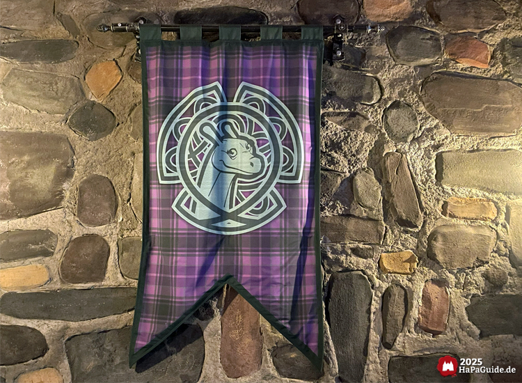 Nessie - Flagge mit Logo zur Bahn