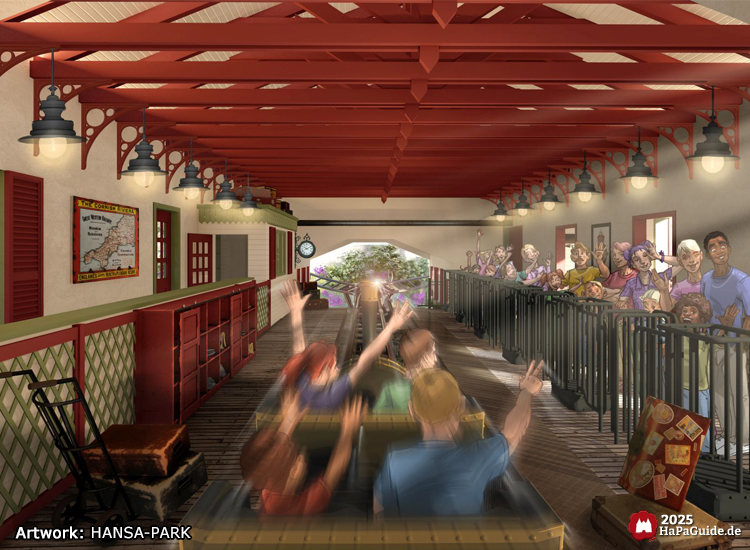Neuheiten 2026 - Artwork Bahnhof Cornwall Coaster