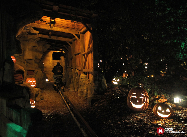 Pony Post - Beleuchtete Durchfahrt und Kürbisse