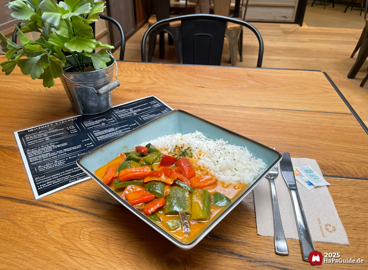 Restaurant Weltumsegler - Gemüsecurry mit Reis
