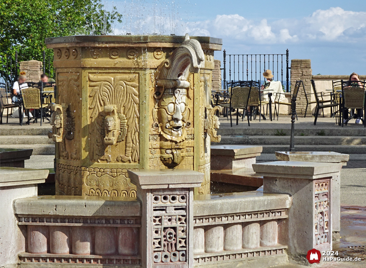 Sprechender Brunnen - Gesicht