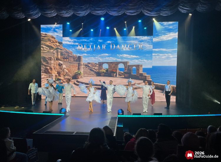 Varieté-Show - Verabschiedung nach der Show